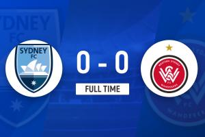 澳超：揭幕战两队互交白卷，悉尼FC0-0西悉尼漫步者