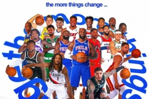 群星荟萃！ESPN晒转会与留守球星海报 詹姆斯布伦森分别领衔C位